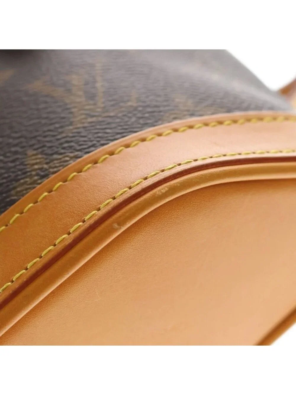 Louis Vuitton Monogram Envelope Pouch Shoulder Bag Brown Leather Gold